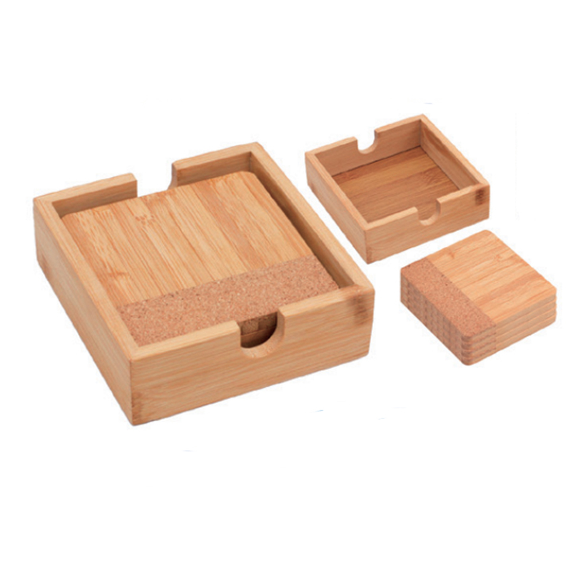 Bamboo Coaster (4pcs in 1) Image