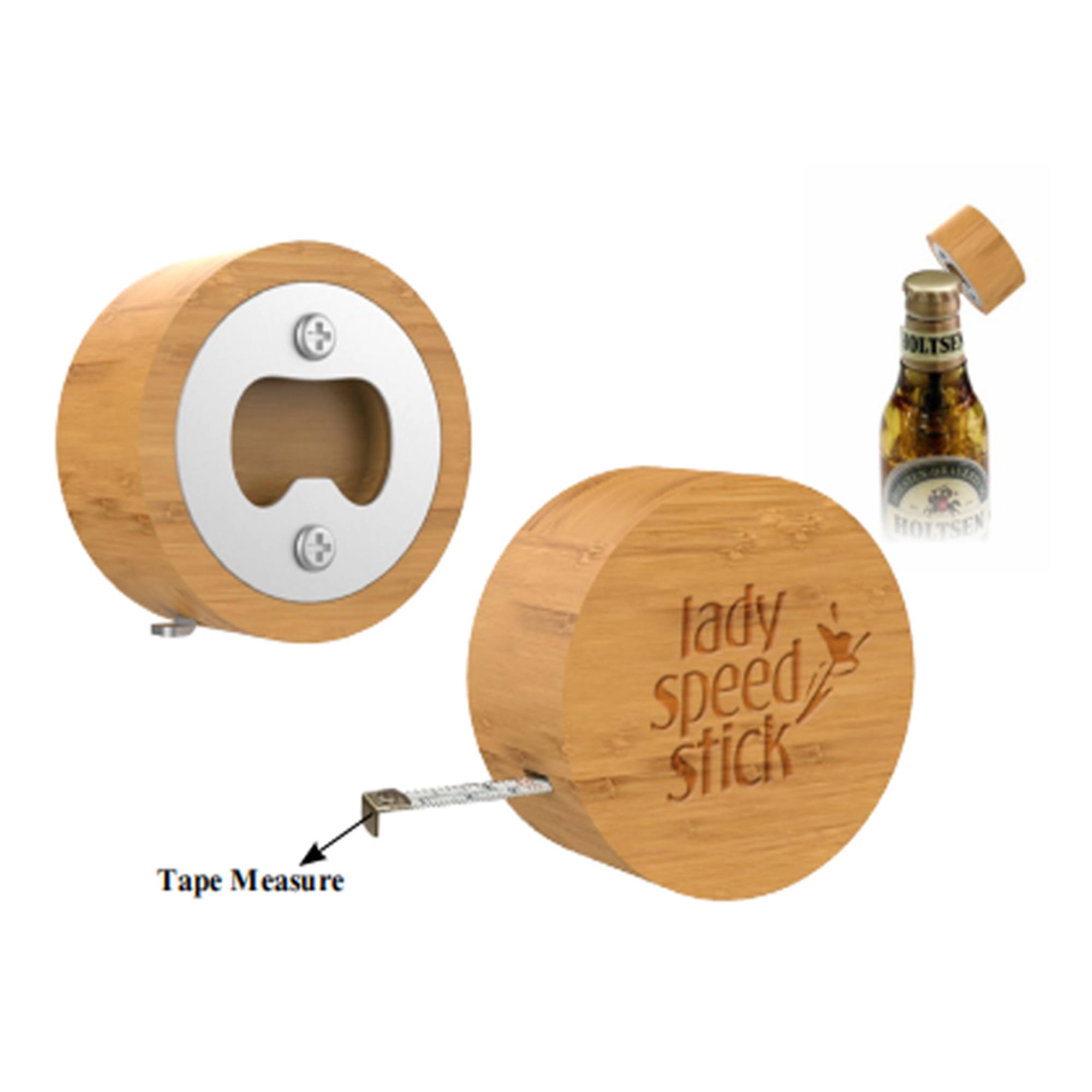 Bottle Opener With Tape Measure Image