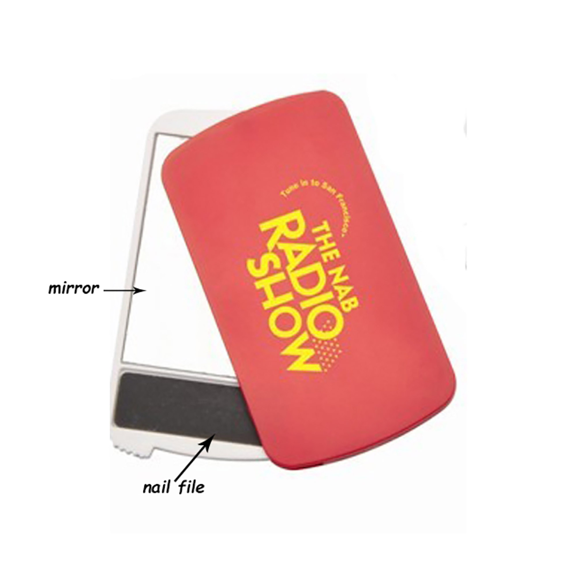 Mirror with Nail File Image