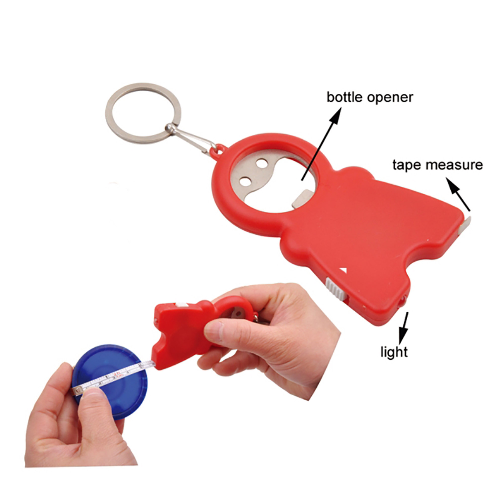 Bottle Opener with Light and Tape Measure Image
