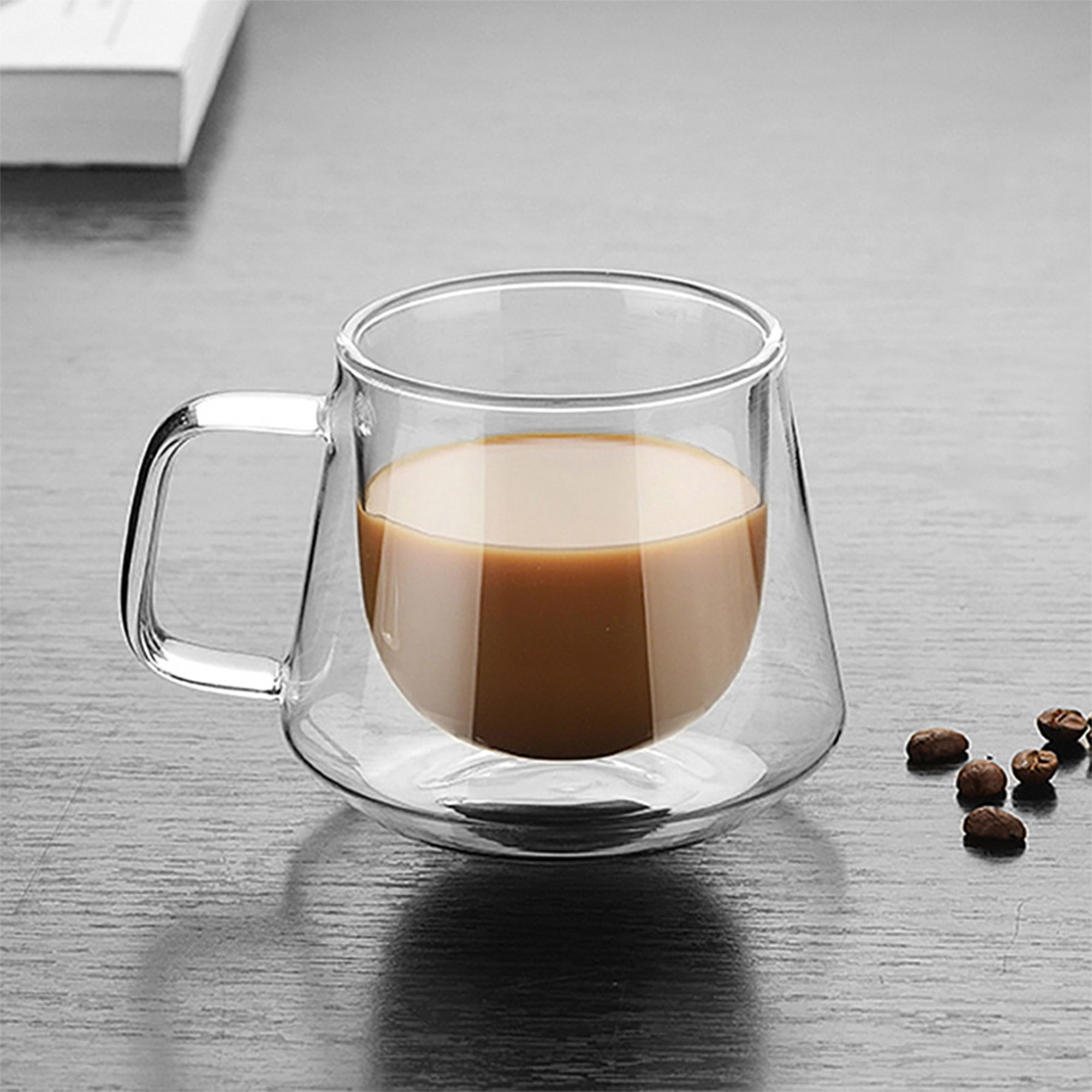 Diamond Glass Coffee Cup Image
